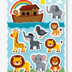 Kids Stickers - Sheet v72